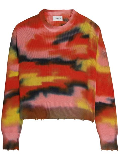 ysl tie dye jumper